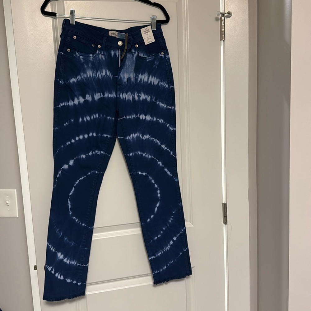 JCrew tie dyed jeans